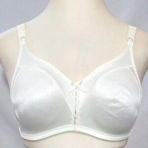 38D Bali 3820 Double Support Wire‎ Free Bra Ivory